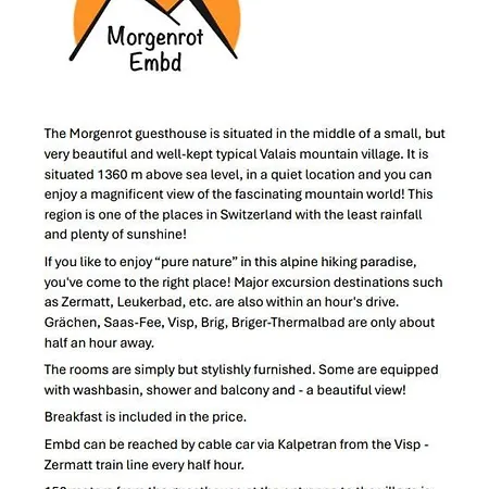 Morgenrot Gasthof Embd
